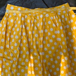 Yellow Polka Dot Skirt